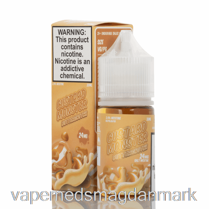 Engangs Vape Danmark Butterscotch - Creme Creme Monster Salt - 30ml 48mg